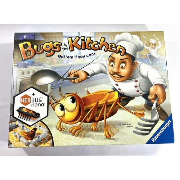 Bugs in the Kitchen Game Ravensburger 2018 Complete with Special Hexbug Tested - Picture 1 of 14